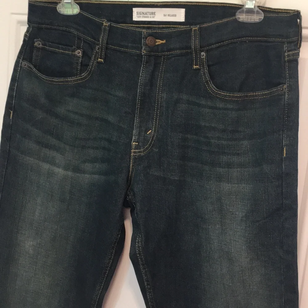 Levi Strauss Boot Cut Mens Relaxed S61 Denim Jeans